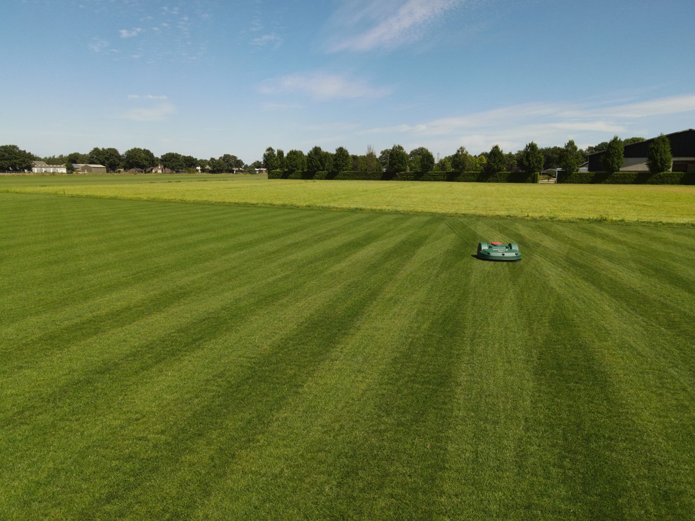 Bigmow BM-2050 op een graszodenperceel
